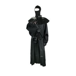 Plague Doctor Costume Starter Kit Robe Cane Gloves And Collar Cosplay Set Adult